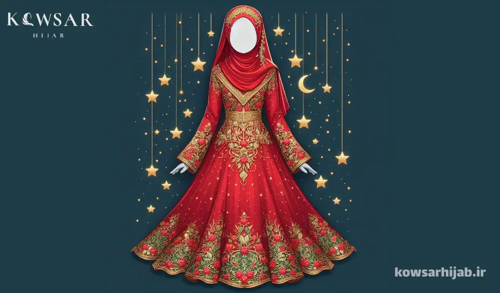 ترکیب رنگ یلدا برای لباس